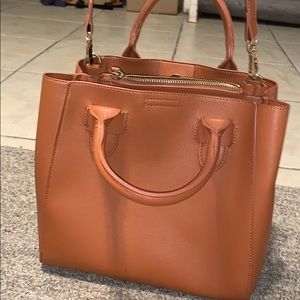 Brown Faux Leather Purse!